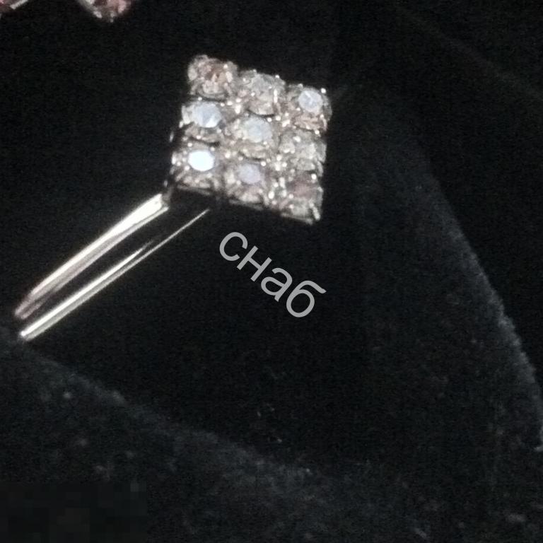 Брошь заколка булавка зажим для галстук с кристаллами Swarovski (Сваровски) Новая 