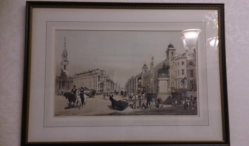 Гравюра “Entry to the Strand from Charing Cross” / T.S. Boys (Англия)