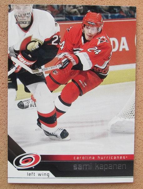 НХЛ Сами Капанен Каролина Харрикейнз № 68