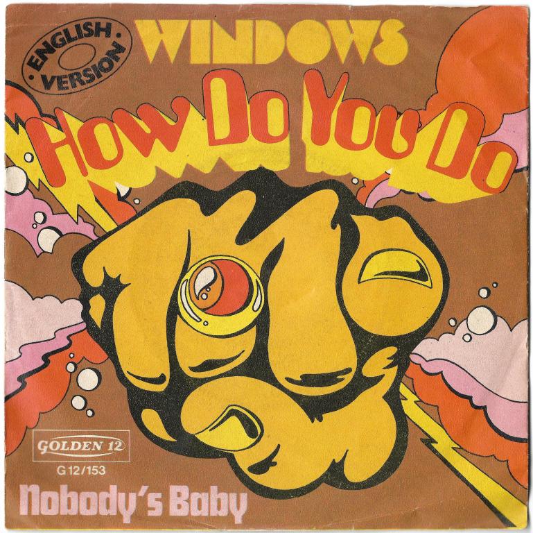 Windows "How Do You Do" 1972 Single