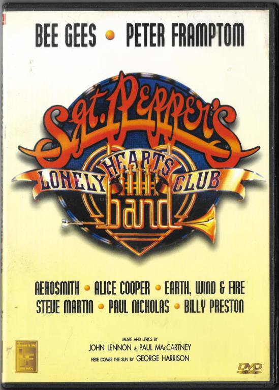 Bee Gees Peter Framptom Aerosmith Alice Cooper "Sgt. Pepper's Lonely..." DVD