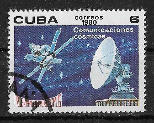 Куба 1980 г. Интеркосмос, гаш.