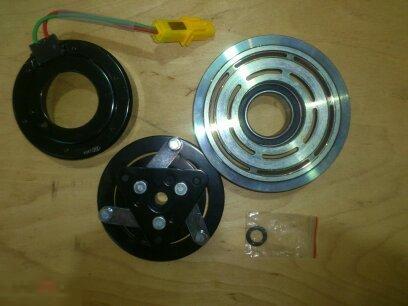 Муфта компрессора кондиционера Citroen Peugeot 307 ситроен пежо Sanden Ksara Berlingo Parthner 