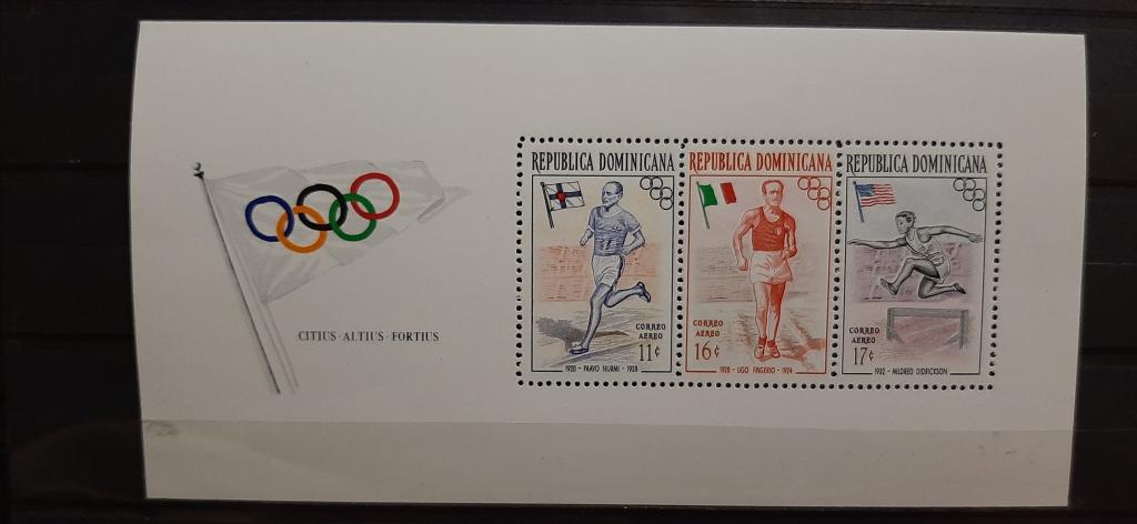 Доминикана Олимпиада Мельбурн 1956 олимпийские чемпионы 1957 **
