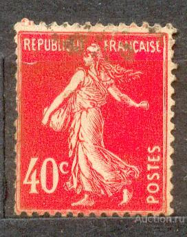 Франция 1924-1926 Ив 194 Аллегория сеятельница стандарт классика