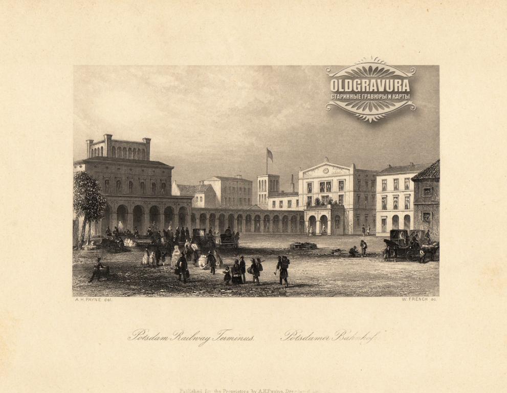 1867 год. Потсдамский железнодорожный терминал S23279