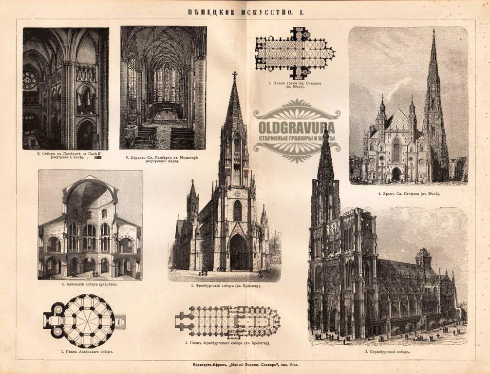1909 год. Архитектура - немецкое искусство, Брокгауз-Ефрон S20599