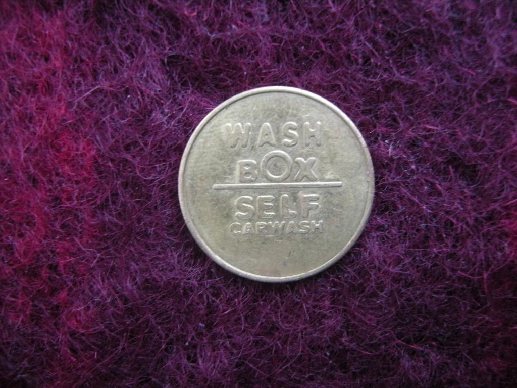 Бельгия, жетон автомойки самообслуживания Wash Box // Self carwash