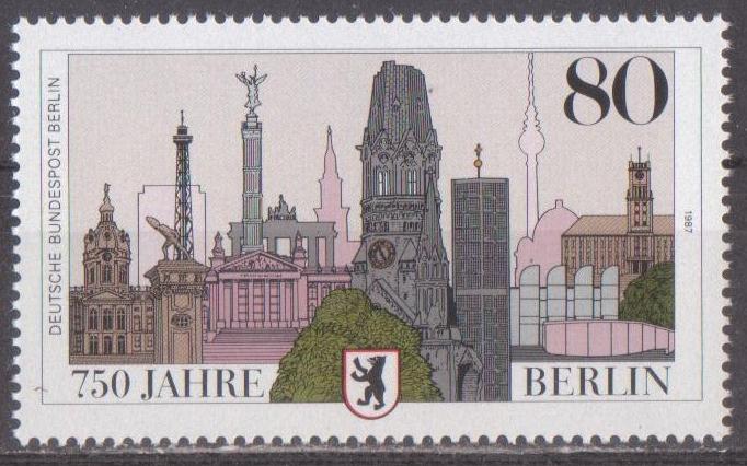 Западный Берлин 1987 г. Архитектура  750 лет Берлину **