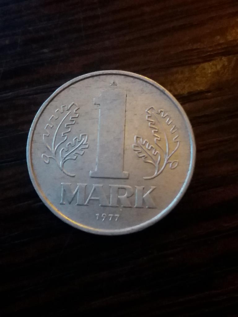 ГДР   1  марка 1977 год
