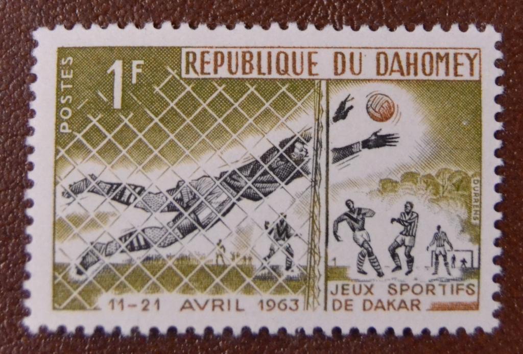 Дагомея - Бенин 1963 год Футбол Соревнования в Дакаре  MNH