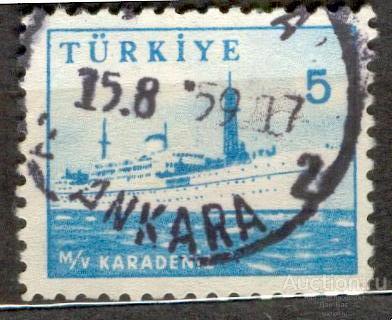 Турция 1959 Ив 1431 флот транспорт пароход Карадениз