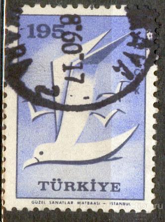 Турция 1959 Ив 45 фауна птицы