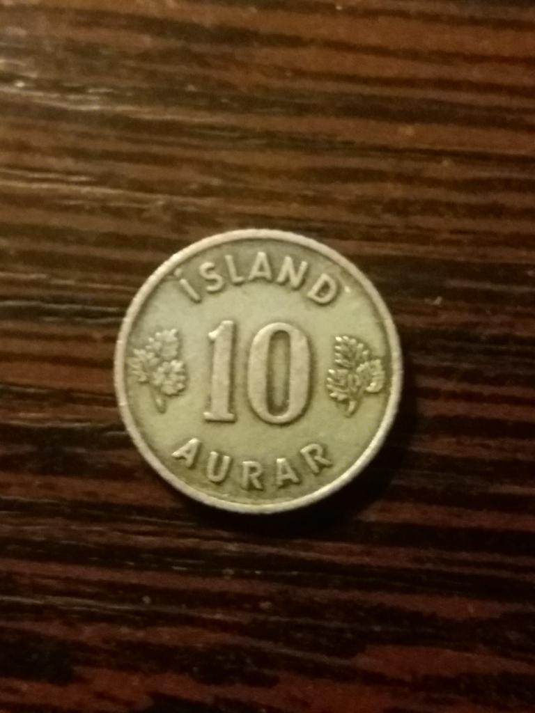 Исландия 10 эйре 1960 год