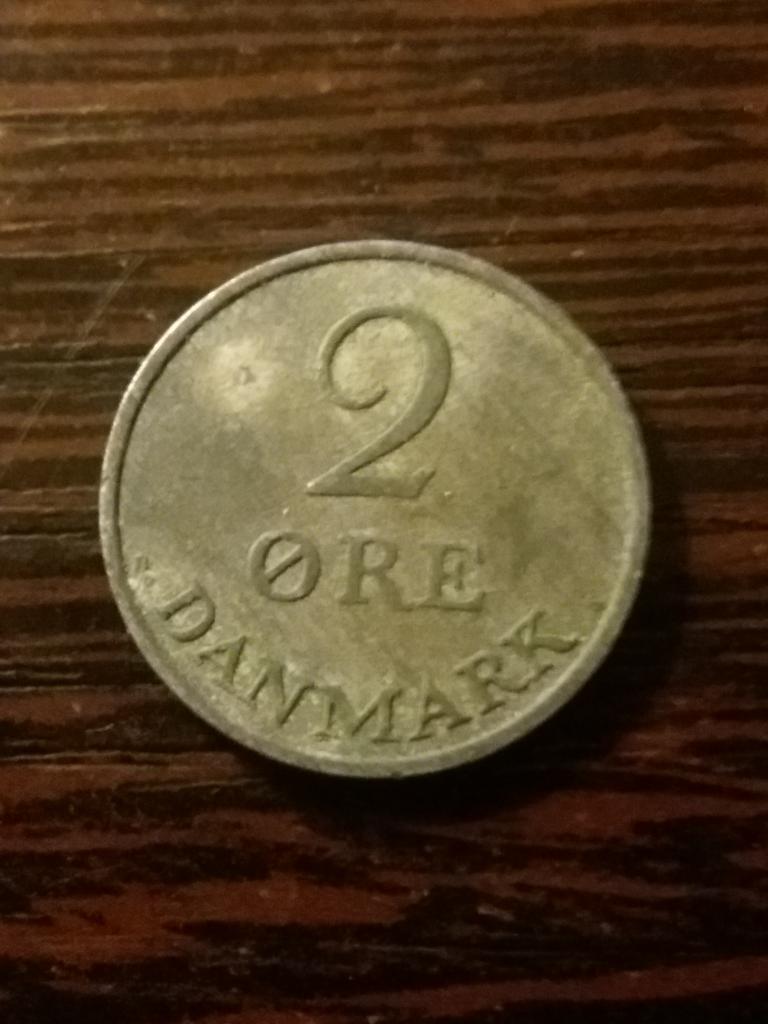 Дания 2 эре  1961 год
