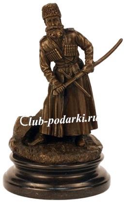 Бронза   Казак  вынимающий шашку