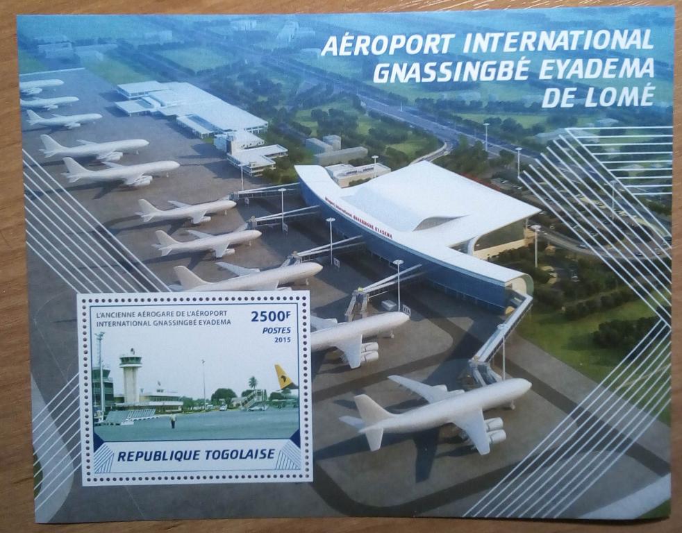 Того 2015. Аэропорт самолет авиация транспорт. MNH**