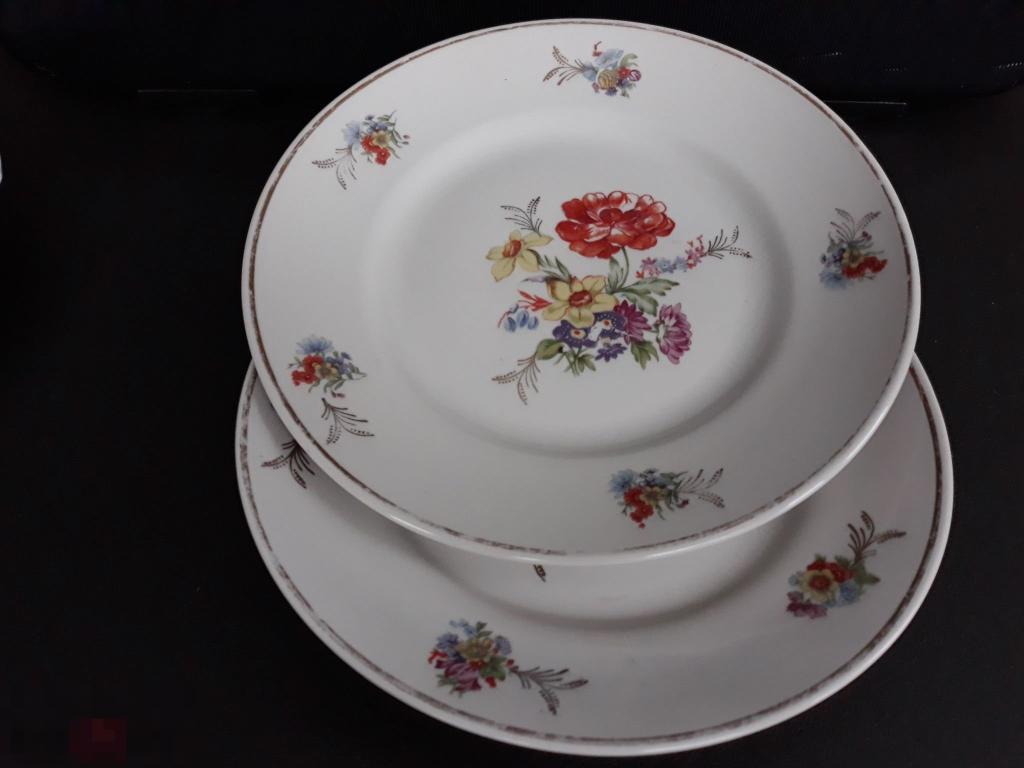 Тарелки 1958 год Завод Пролетарий. Мейсеновский букет. 