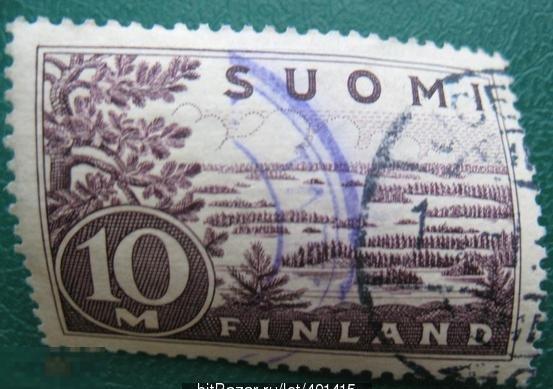 Финляндия 1930 озеро Сайма Sc#178 Used 