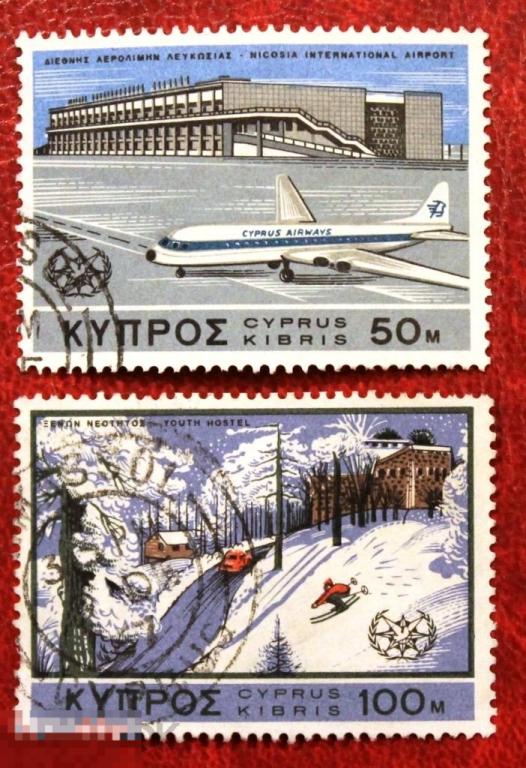 Кипр 1967 Год туризма Sc#306, 307 Used