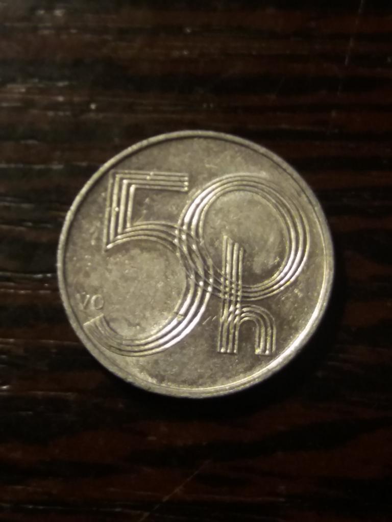 Чехия   50 геллеров  2003  год