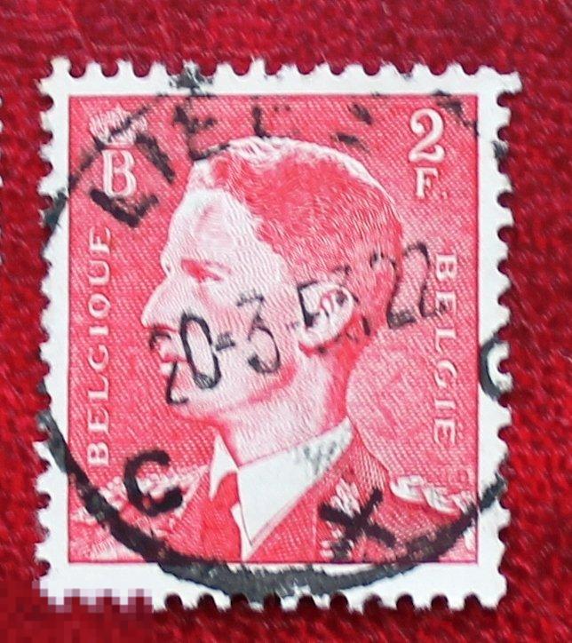 Бельгия 1952 Король Бодуэн Sc#447 Used 