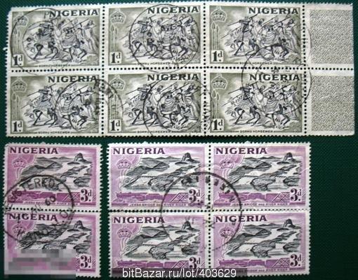 Нигерия 1953 Sc#81,84 Used 