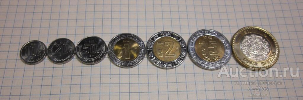 Мексика набор 2007 - 2012 UNC 0923