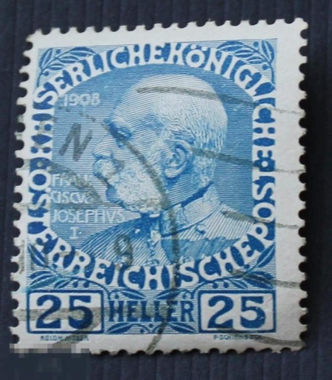 Австро-Венгрия 1913 Франц Иосиф I  Sc# 118a Used