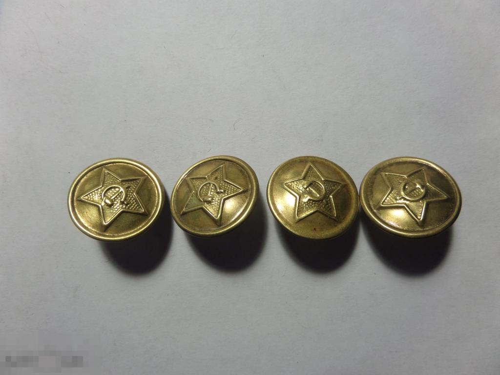 Пуговица повседневная шинельная 22мм. РККА / СА СССР. #4