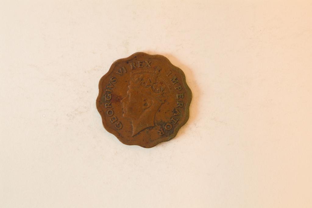 Кипр 1/2 пиастра 1944 КМ 22а