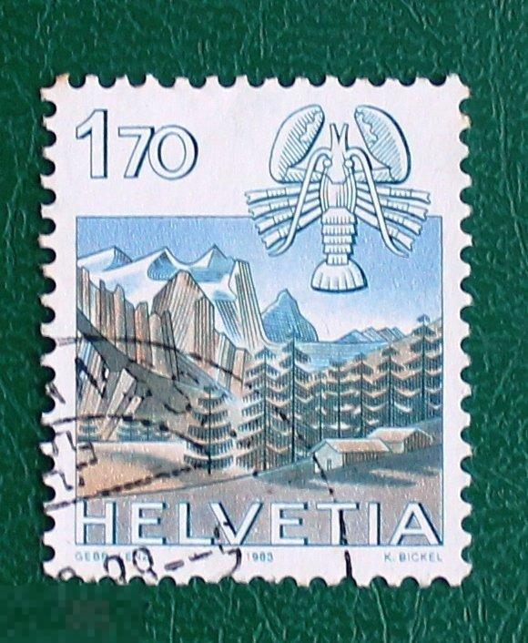 Швейцария 1983 Рак Веттерхорн Sc#722 Used 