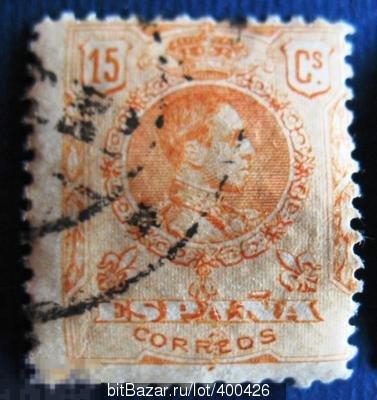 Испания 1917 король Альфонсо XIII Sc#310 Used 