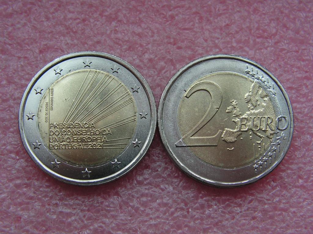 Португалия 2 евро 2021 председательство в ЕС unc