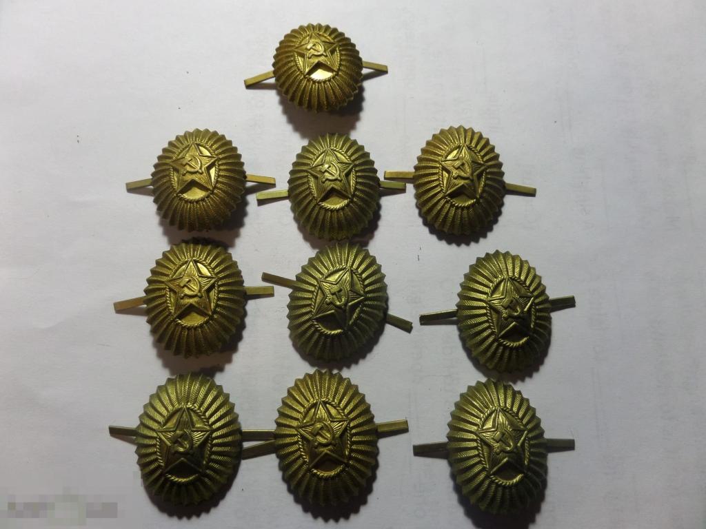 Кокарда офицерская на полевую фуражку СА СССР. #ранний тип 