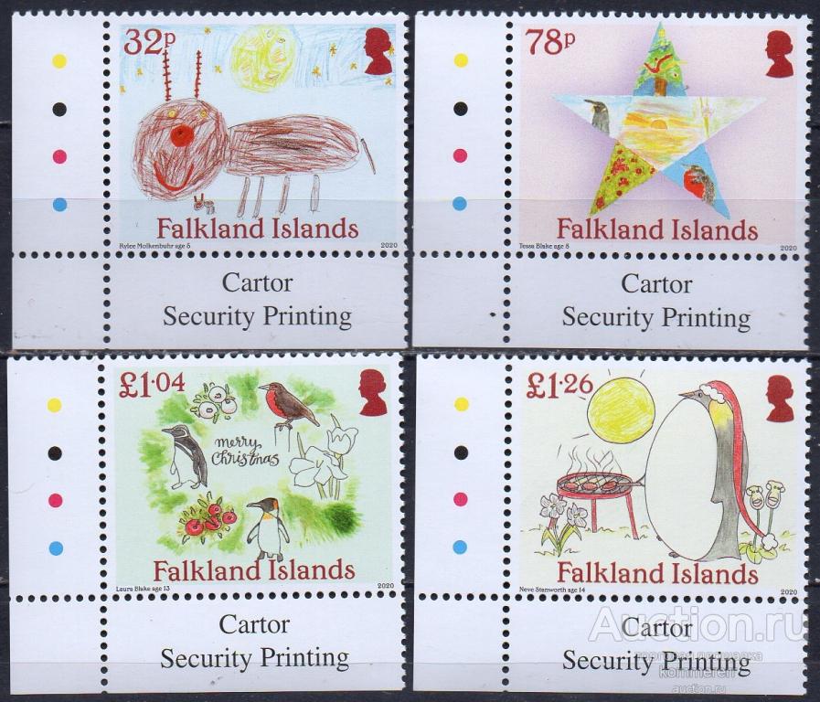 Фолкленды 2020 Рождество. Детские рисунки**Уже в наличии!