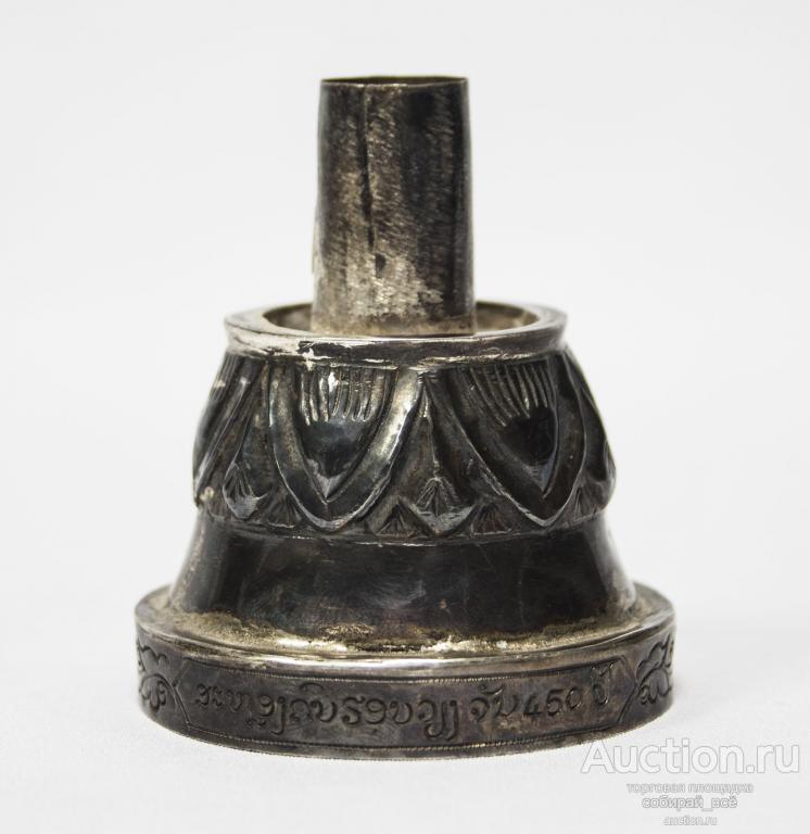 Подставка, запчасть, серебро, 84 проба, 75,5 гр, размер 7х6 см