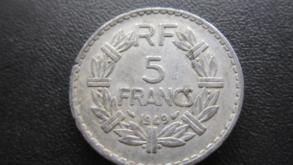 ФРАНЦИЯ  5 ФРАНКОВ 1949 (3)
