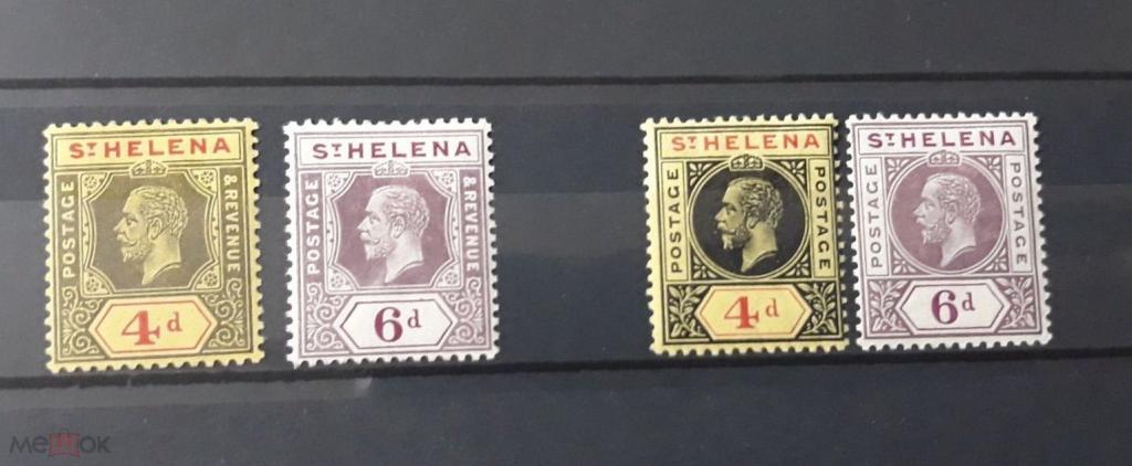 St Helena 1912-13 year sg 83-86 MLH OG