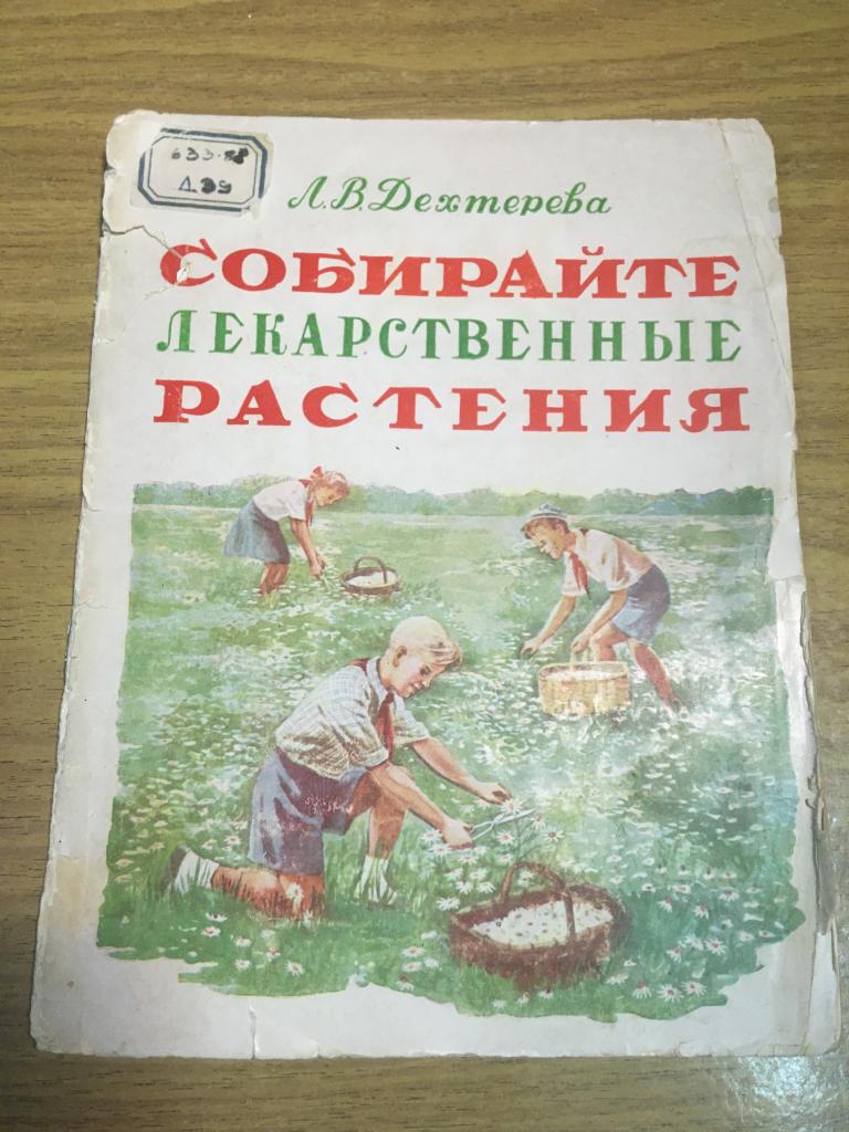 1953 г. Собирайте лекарственные растения. Дехтерева. Траволечение. Лекарственные растения.