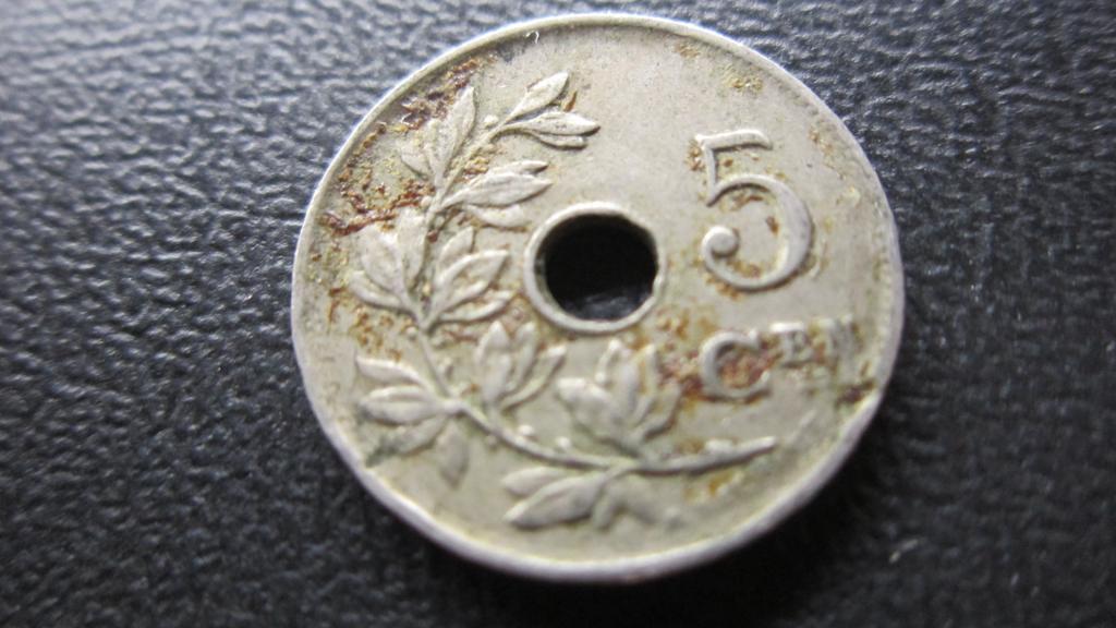 БЕЛЬГИЯ  5 САНТИМОВ 1923  BELGIE