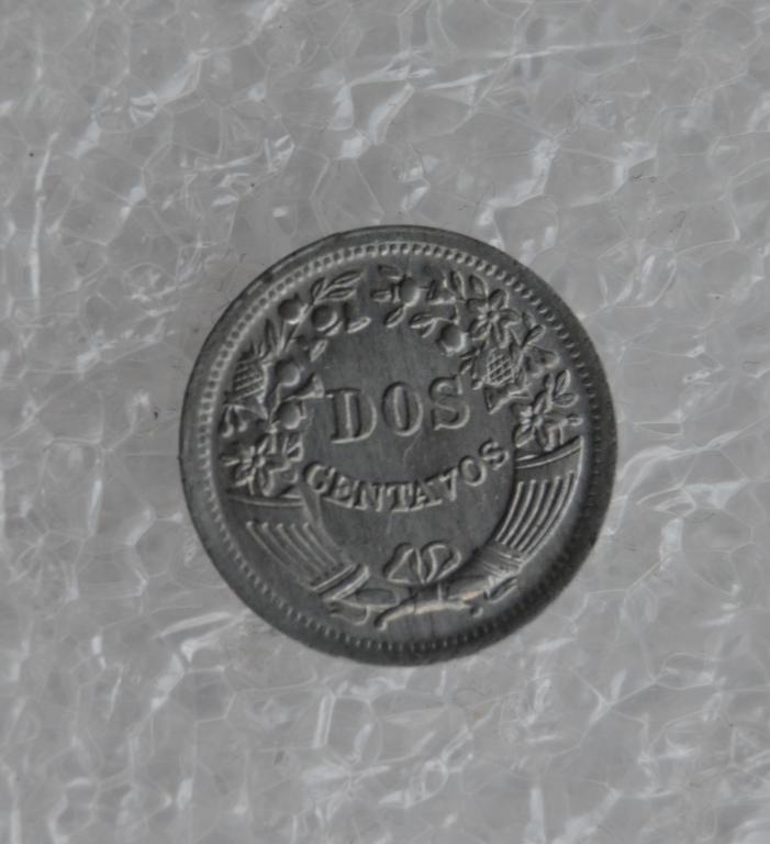 Перу 2 сентаво 1950 года ♦️ Редкая ♦️ UNC ♦️ Из ролла ♦ Цинк ♦️