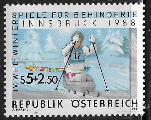Австрия.   лыжи, инвалиды  Ми  1910  **