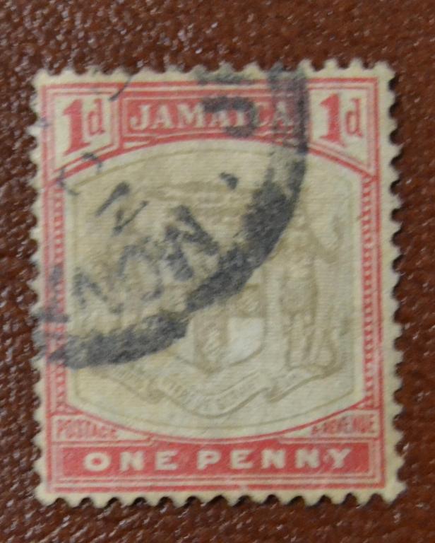 Ямайка 1904 Герб Ямайки  стандарт  Гаш