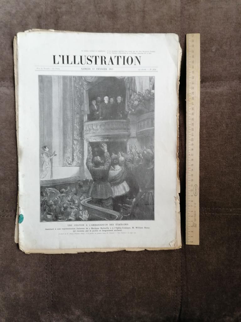 Журнал L'Illustration Франция 1917 г