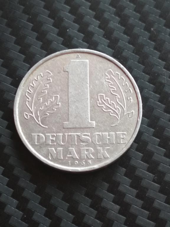 Германия ГДР 1 марка 1963 (А)