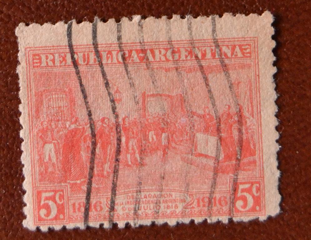 Аргентина 1916 год 100 лет  Провозглашения Независимости в Тукумане  Гаш