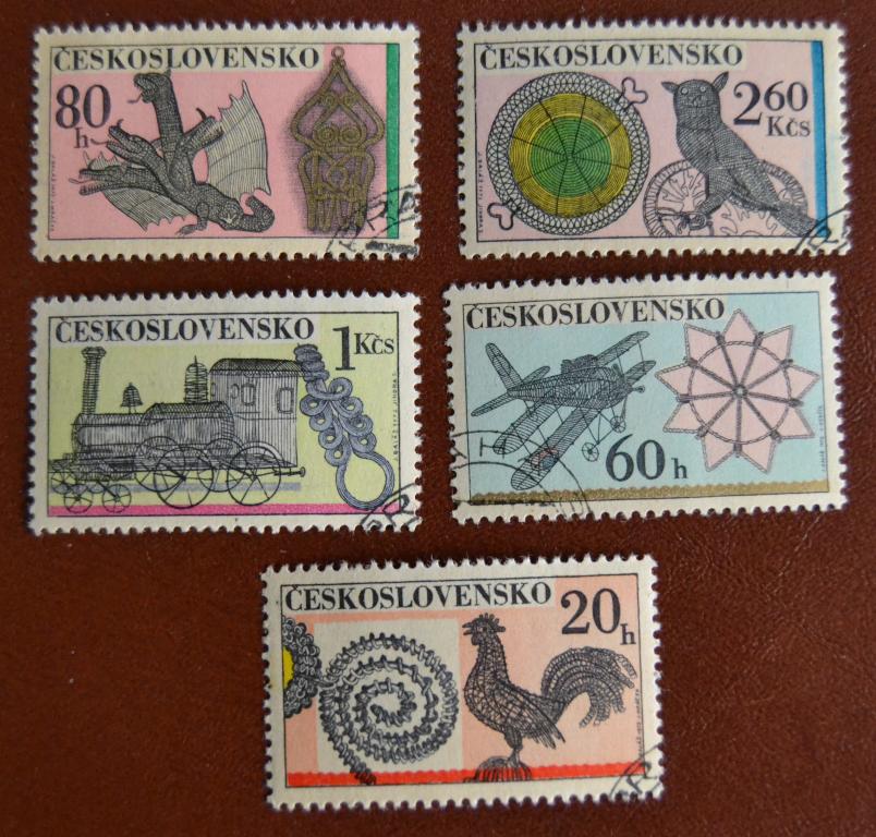Чехословакия 1972 год  Прикладное искусство из проволоки  Гаш