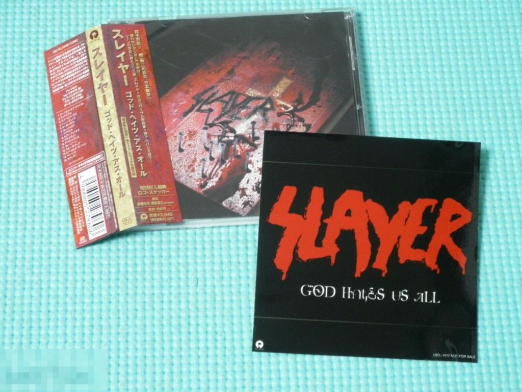 Slayer / God Hates Us All 01 / Japan 1st Press STICKER 
