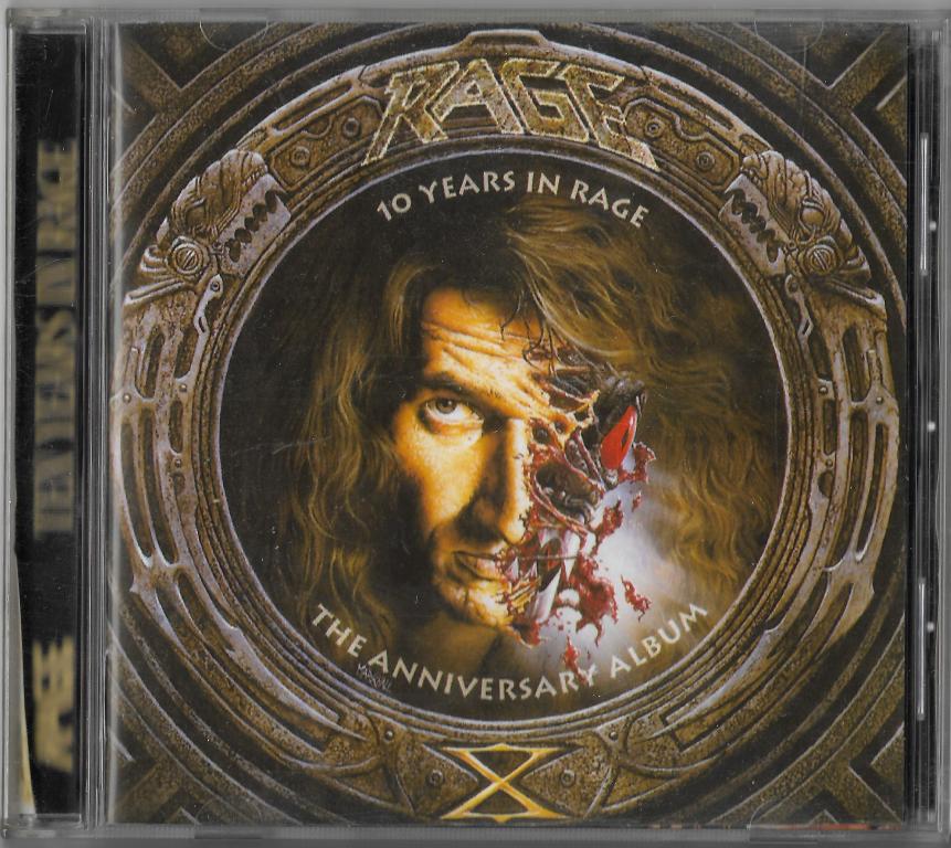 Rage "10 Years In Rage" 2002 CD Europe